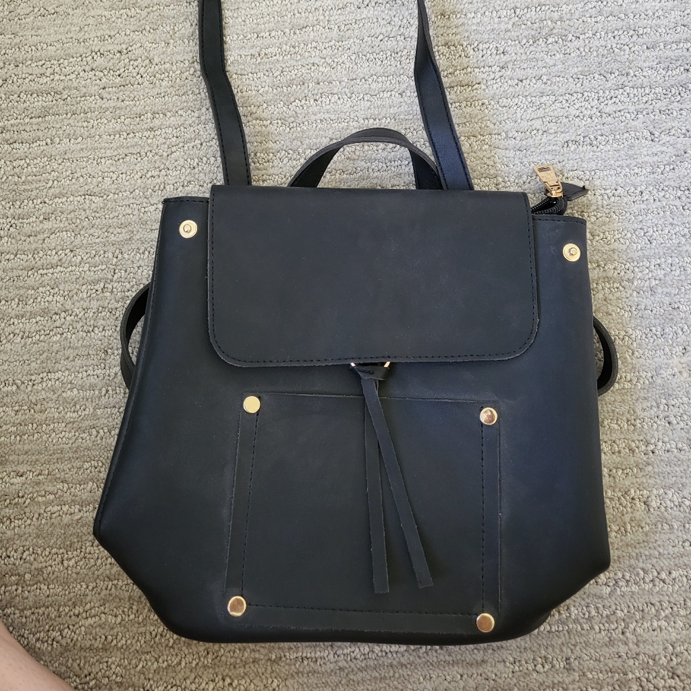 Convertible black bag